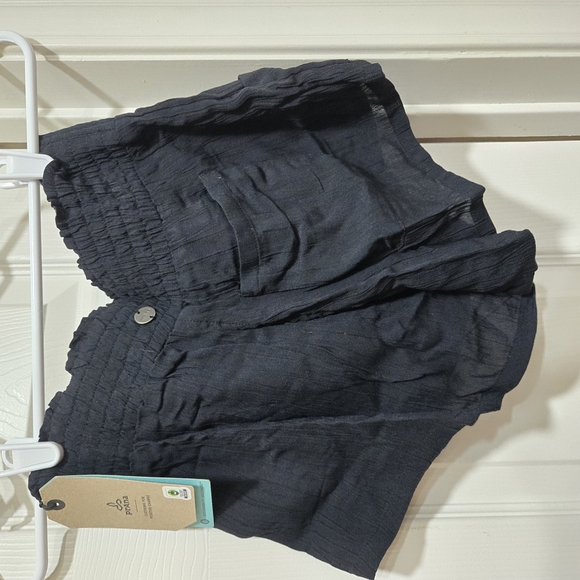 prAna Black Fernie Swim Cover Up Hybrid Shorts Women’s XS NWT - Picture 7 of 12